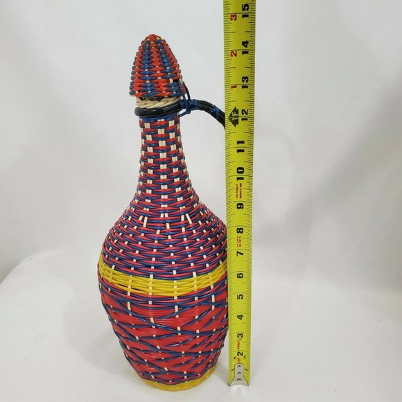Vintage VIRESA Glass Demijohn Bottle Wine Decanter - Picture 11 of 11